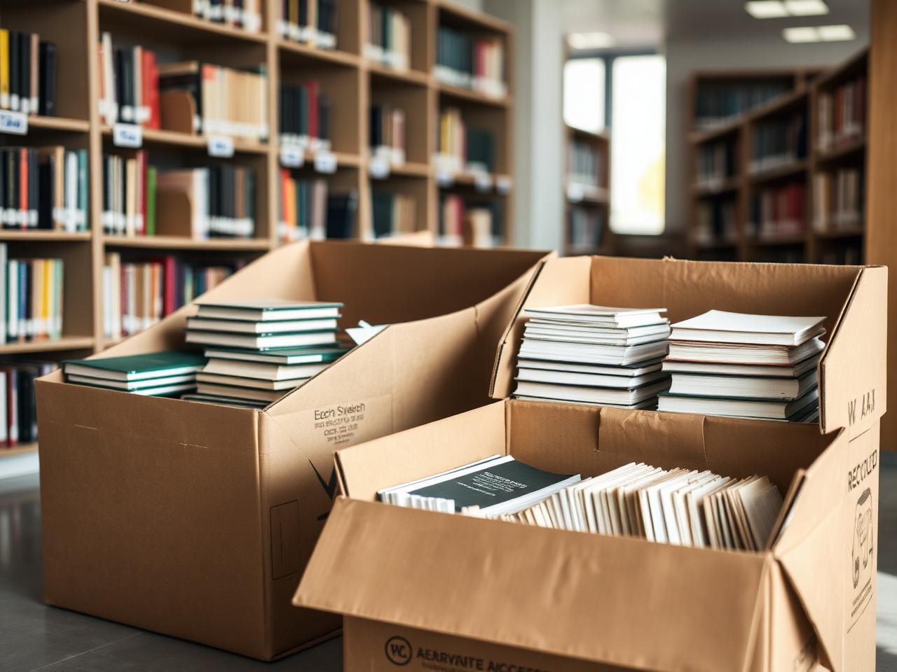 Library recycling in action